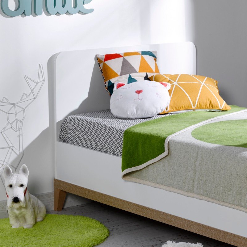 lit enfant 90x200 blanc