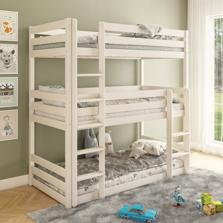 3-sleeper bunk bed 90x190...