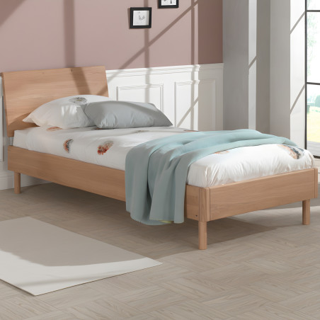 Lit enfant 90x200 en chêne...