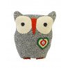 hibou en peluche noir